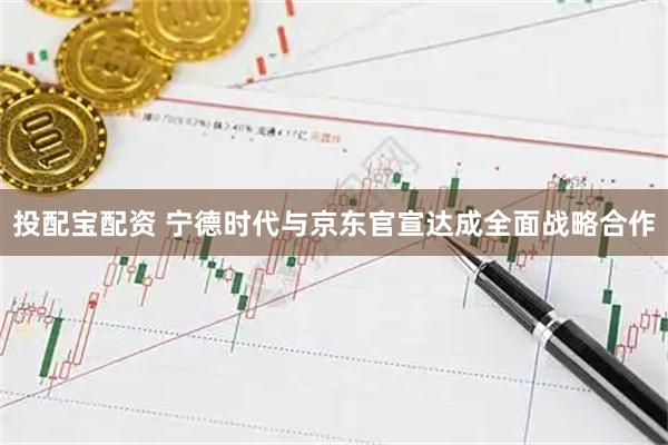 投配宝配资 宁德时代与京东官宣达成全面战略合作